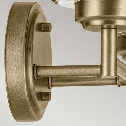 Kichler - Настенная лампа WINSLOW 2xE27/60W/230V латунь