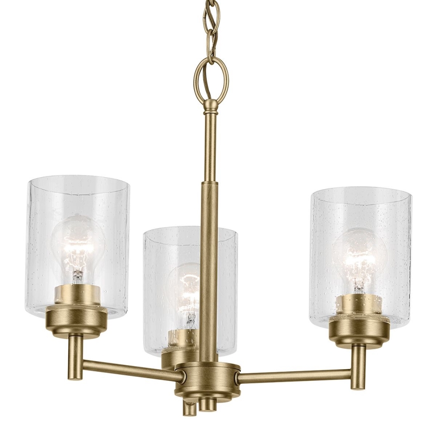Kichler - Люстра на цепи WINSLOW 3xE27/60W/230V диаметр 45,8 см латунь