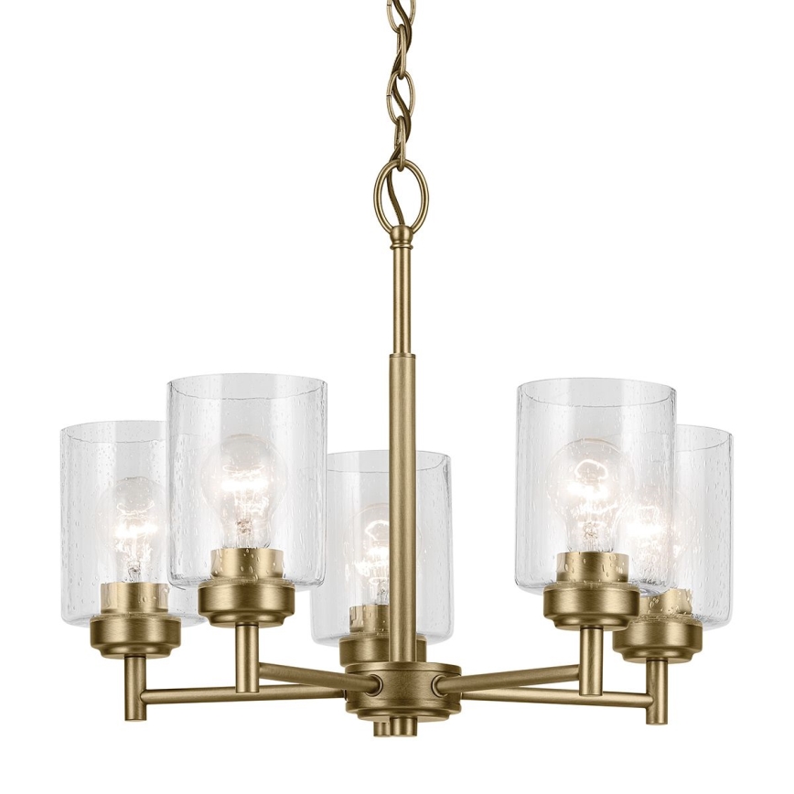 Kichler - Люстра на цепи WINSLOW 5xE27/60W/230V диаметр 50,2 см латунь