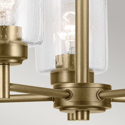 Kichler - Люстра на цепи WINSLOW 5xE27/60W/230V диаметр 50,2 см латунь