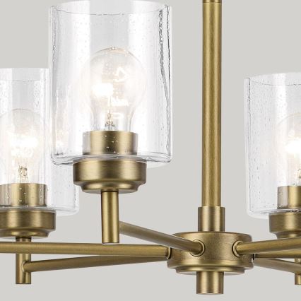 Kichler - Люстра на цепи WINSLOW 6xE27/60W/230V диаметр 66 см латунь