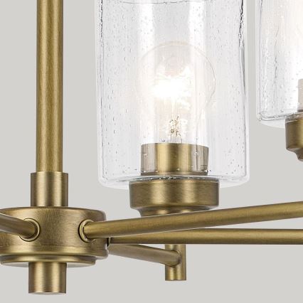 Kichler - Люстра на цепи WINSLOW 6xE27/60W/230V диаметр 66 см латунь