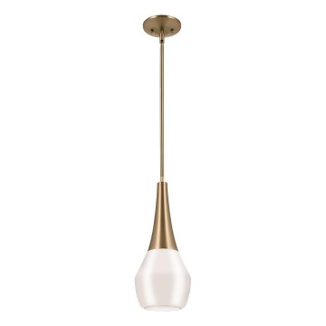 Kichler - Люстра на штанге DEELA 1xE27/60W/230V диаметр 17,8 см латунь