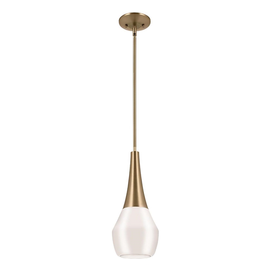 Kichler - Люстра на штанге DEELA 1xE27/60W/230V диаметр 17,8 см латунь