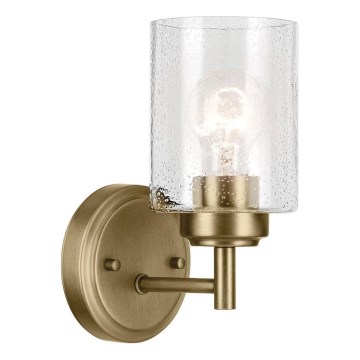 Kichler - Настенная лампа WINSLOW 1xE27/60W/230V латунь
