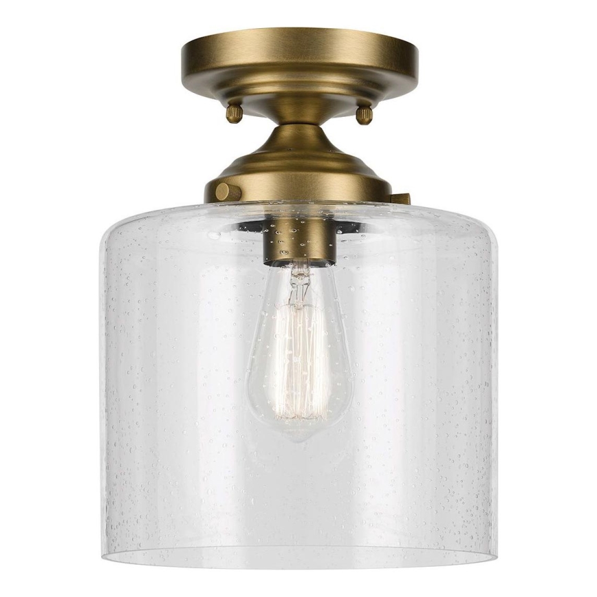 Kichler - Потолочный светильник WINSLOW 1xE27/60W/230V диаметр 21,6 см латунь