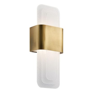 Kichler - Светодиодный настенный светильник SERENE LED/16W/230V латунь