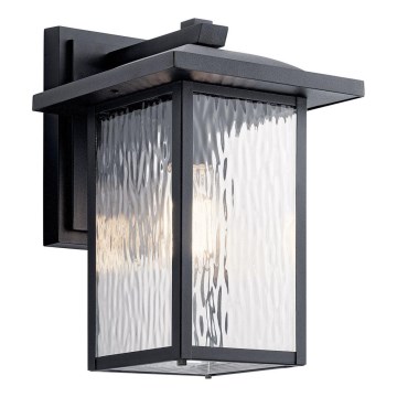 Kichler - Уличный настенный светильник CAPPANNA 1xE27/60W/230V IP44 черный