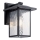 Kichler - Уличный настенный светильник CAPPANNA 1xE27/60W/230V IP44 черный