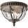 Kichler - Уличный потолочный светильник HALLERON 3xE14/40W/230V IP44 антрацит