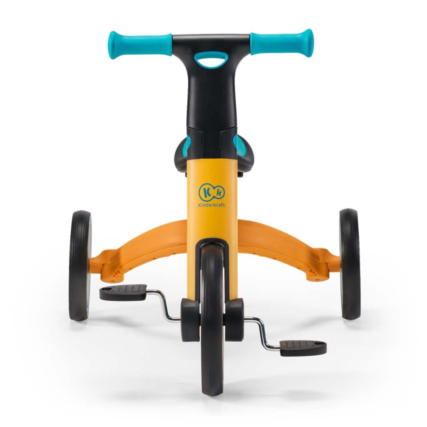 KINDERKRAFT - Детский беговел 3 в 1 4TRIKE желтый/бирюзовый