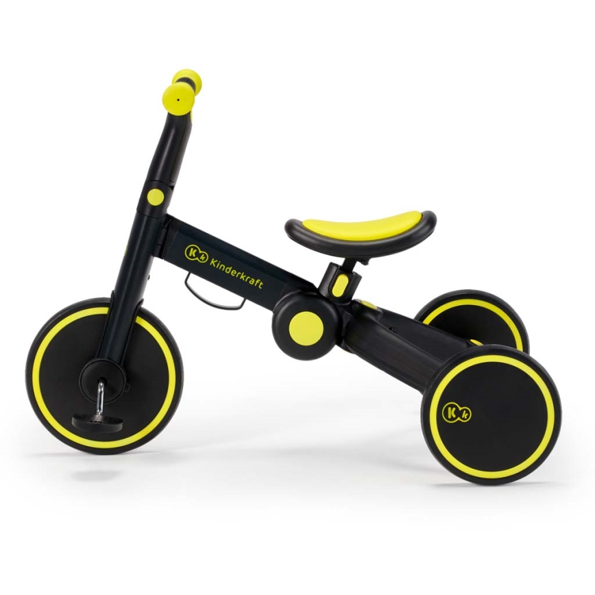 KINDERKRAFT - Дитячий біговел 3в1 4TRIKE жовтий/чорний