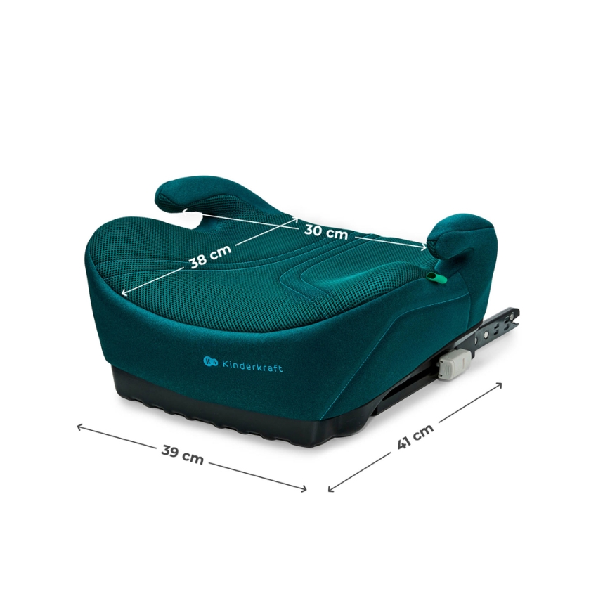 KINDERKRAFT - Автомобільний бустер I-BOOST 2 PRO i-Size 125–150 см бірюзовий