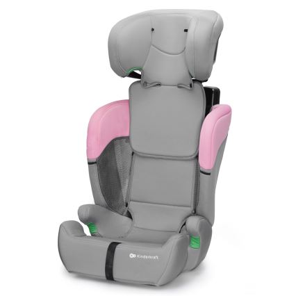 KINDERKRAFT - Автокресло COMFORT UP i-Size (76-150 см) серый/розовый