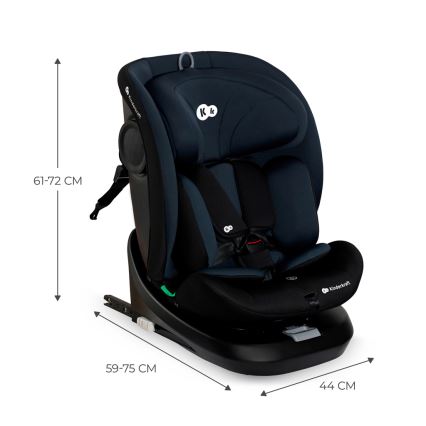 KINDERKRAFT - Автокресло I-GROW i-Size (40-150 см) черный