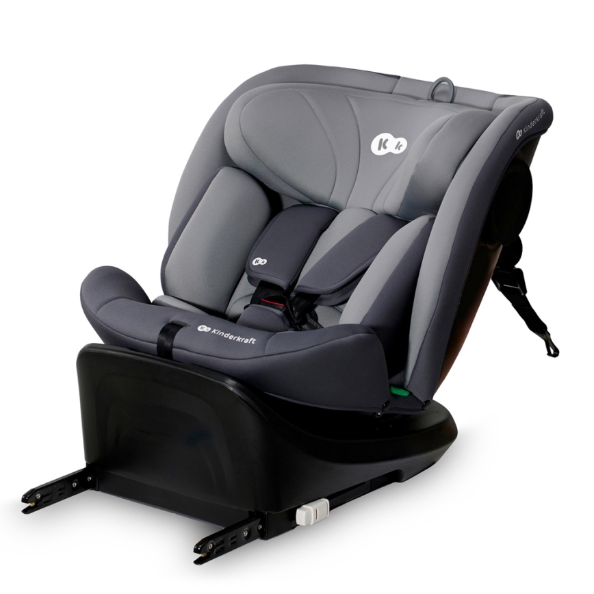 KINDERKRAFT - Автокресло I-GROW i-Size (40-150 см) серый