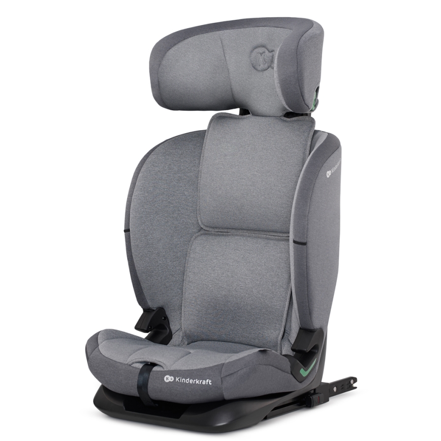 KINDERKRAFT - Автокресло ONETO 3 i-Size (76-150 см) + Isofix Cool серый