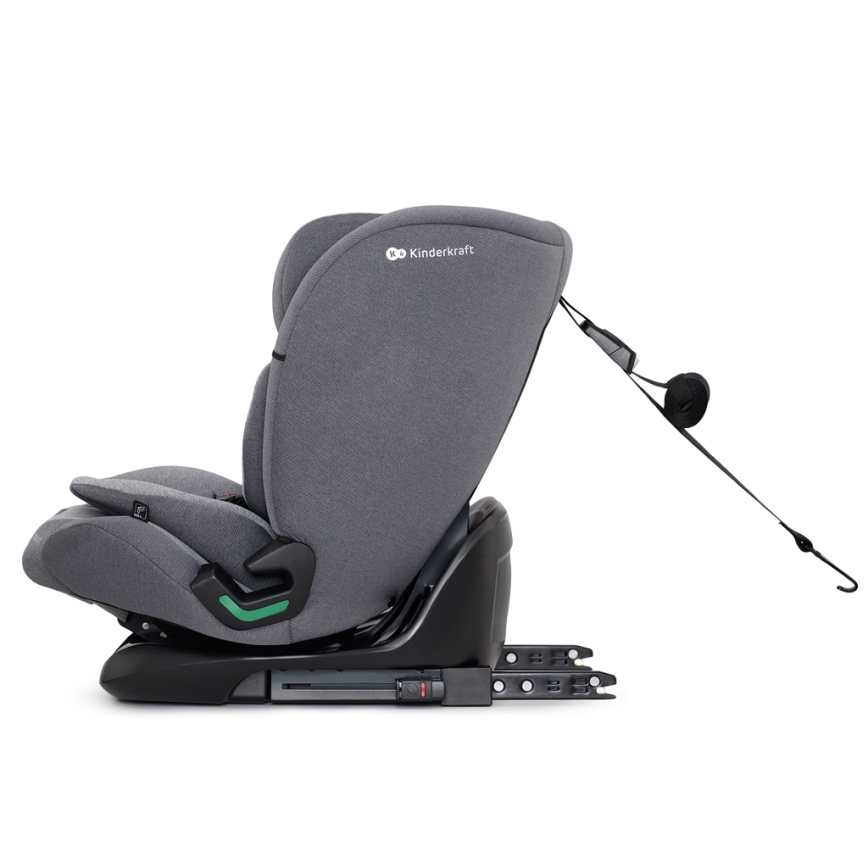 KINDERKRAFT - Автокресло ONETO 3 i-Size (76-150 см) + Isofix Cool серый