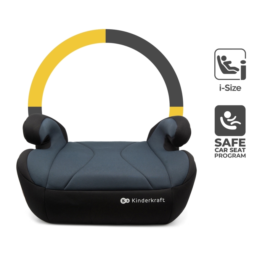 KINDERKRAFT - Автокрісло-бустер I-BOOST i-Size 135-150 см чорний