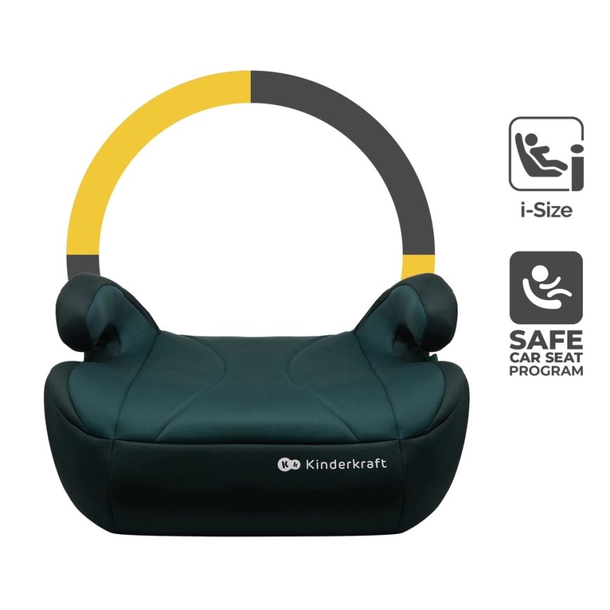 KINDERKRAFT - Автокрісло-бустер I-BOOST i-Size 135-150 см зелений