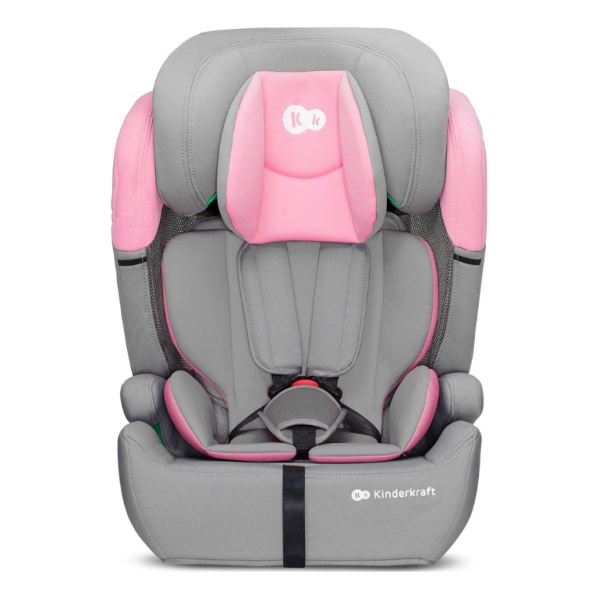 KINDERKRAFT - Автокрісло COMFORT UP i-Size (76-150 см) сірий/рожевий