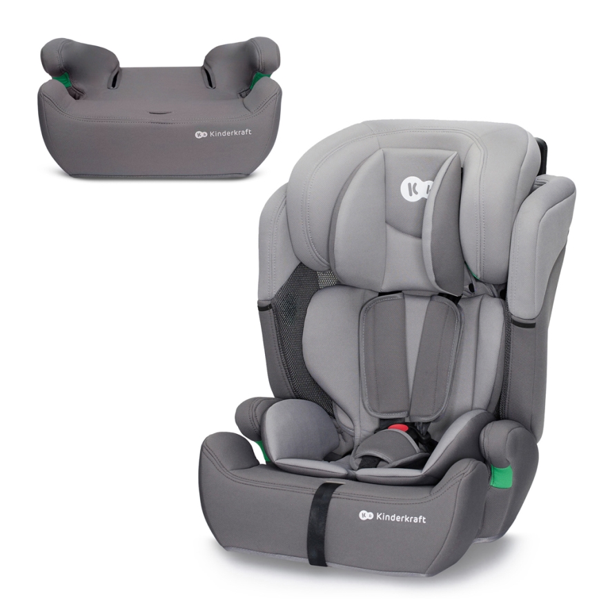 KINDERKRAFT - Автокрісло COMFORT UP i-Size (76-150 см) світло-сірий