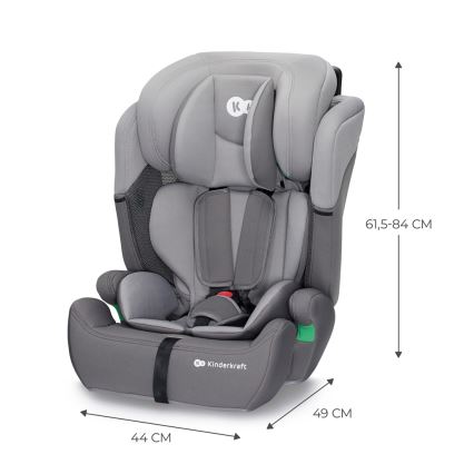 KINDERKRAFT - Автокрісло COMFORT UP i-Size (76-150 см) світло-сірий