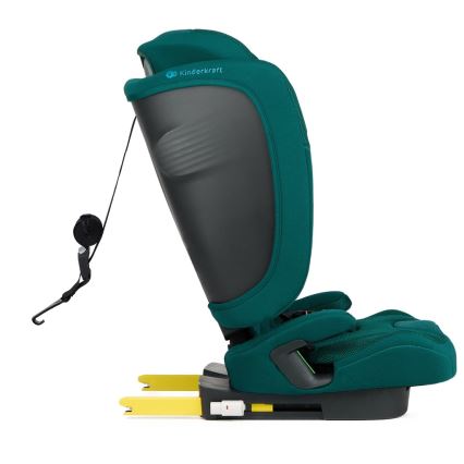 KINDERKRAFT - автокрісло FIX2GO i-Size 76-150 см бірюзове