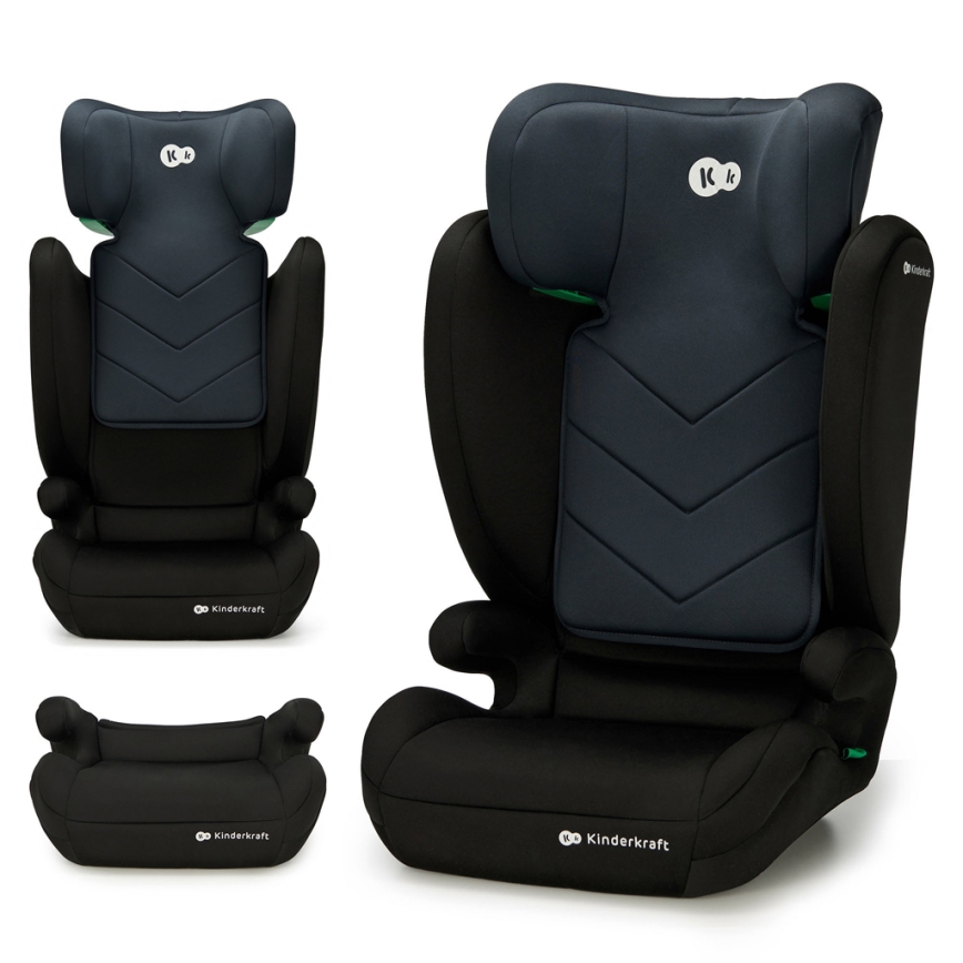 KINDERKRAFT - Автокрісло I-SPARK i-Size (100-150 см) чорний