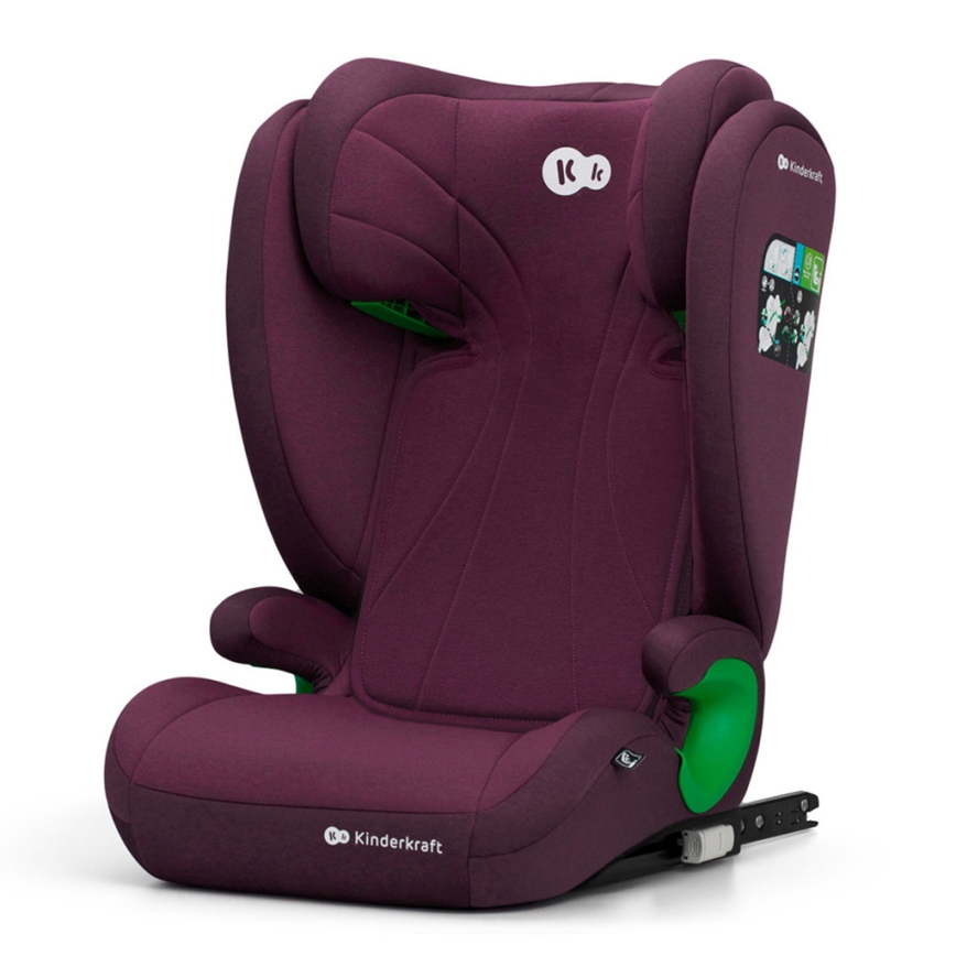 KINDERKRAFT - Автокрісло JUNIOR FIX 2 (100-150 см) Cherry pearl