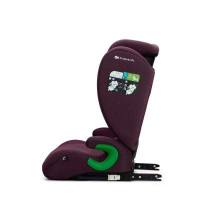 KINDERKRAFT - Автокрісло JUNIOR FIX 2 (100-150 см) Cherry pearl