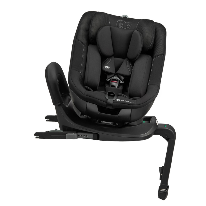 KINDERKRAFT - Автокрісло з поворотною базою I-GUARD i-Size 40-105 см чорне