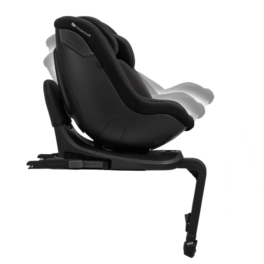 KINDERKRAFT - Автокрісло з поворотною базою I-GUARD i-Size 40-105 см чорне