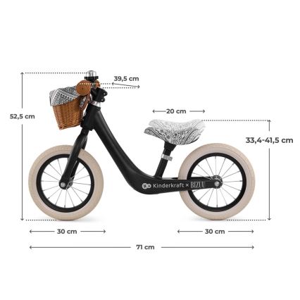 KINDERKRAFT - Біговел RAPID 2 Lunar Black Bizuu