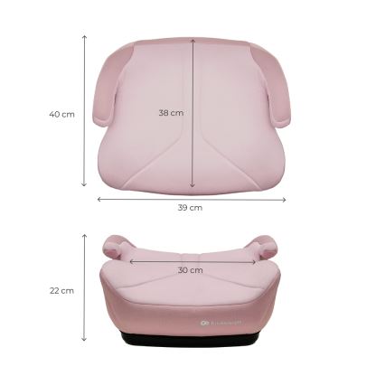 KINDERKRAFT - Бустер для авто I-BOOST 2 125–150 см рожевий