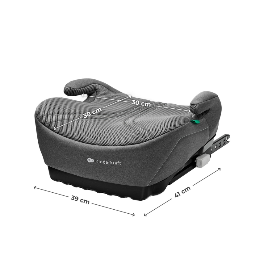 KINDERKRAFT - бустер для авто I-BOOST 2 PRO i-Size 125–150 см, серый