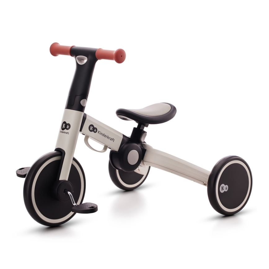KINDERKRAFT - Детский беговел 3в1 4TRIKE серый