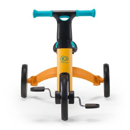 KINDERKRAFT - Детский беговел 3в1 4TRIKE желтый/бирюзовый