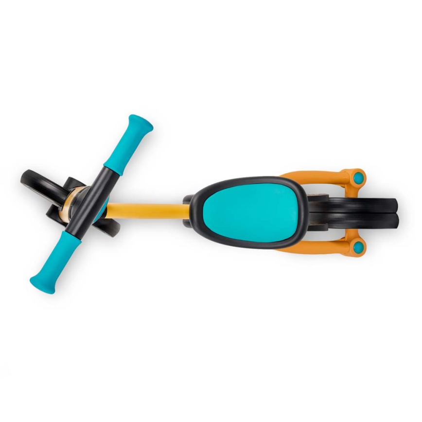KINDERKRAFT - Детский беговел 3в1 4TRIKE желтый/бирюзовый