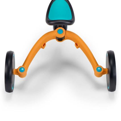 KINDERKRAFT - Детский беговел 3в1 4TRIKE желтый/бирюзовый