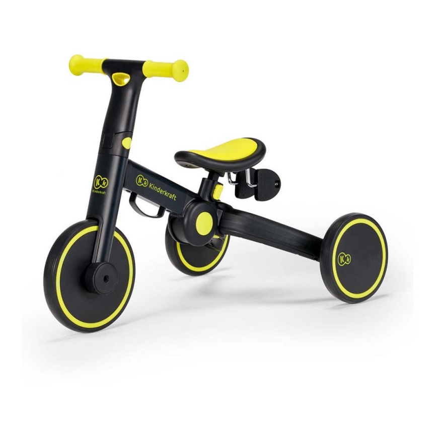 KINDERKRAFT - Детский беговел 3в1 4TRIKE желтый/черный