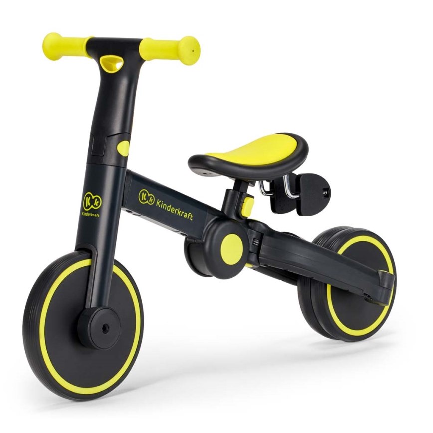 KINDERKRAFT - Детский беговел 3в1 4TRIKE желтый/черный