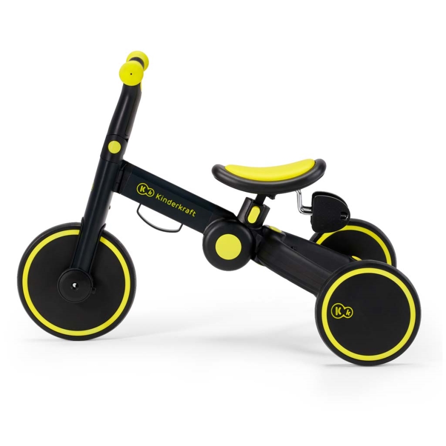 KINDERKRAFT - Детский беговел 3в1 4TRIKE желтый/черный