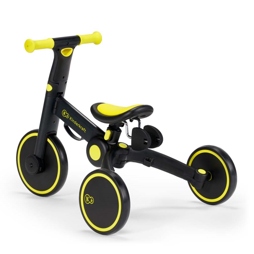KINDERKRAFT - Детский беговел 3в1 4TRIKE желтый/черный