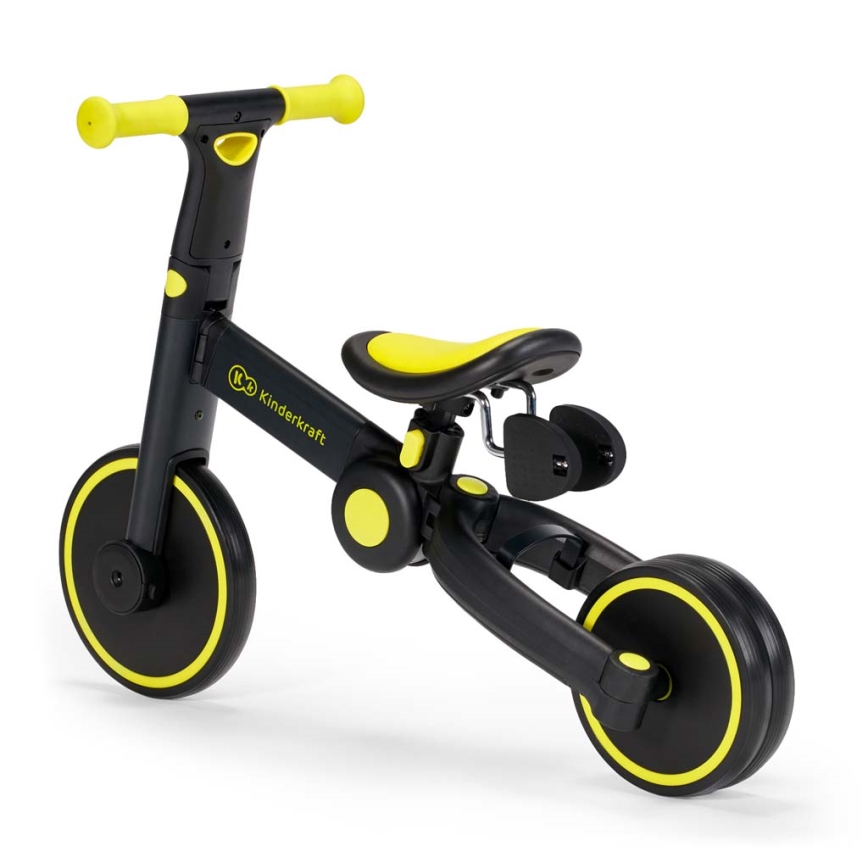 KINDERKRAFT - Детский беговел 3в1 4TRIKE желтый/черный