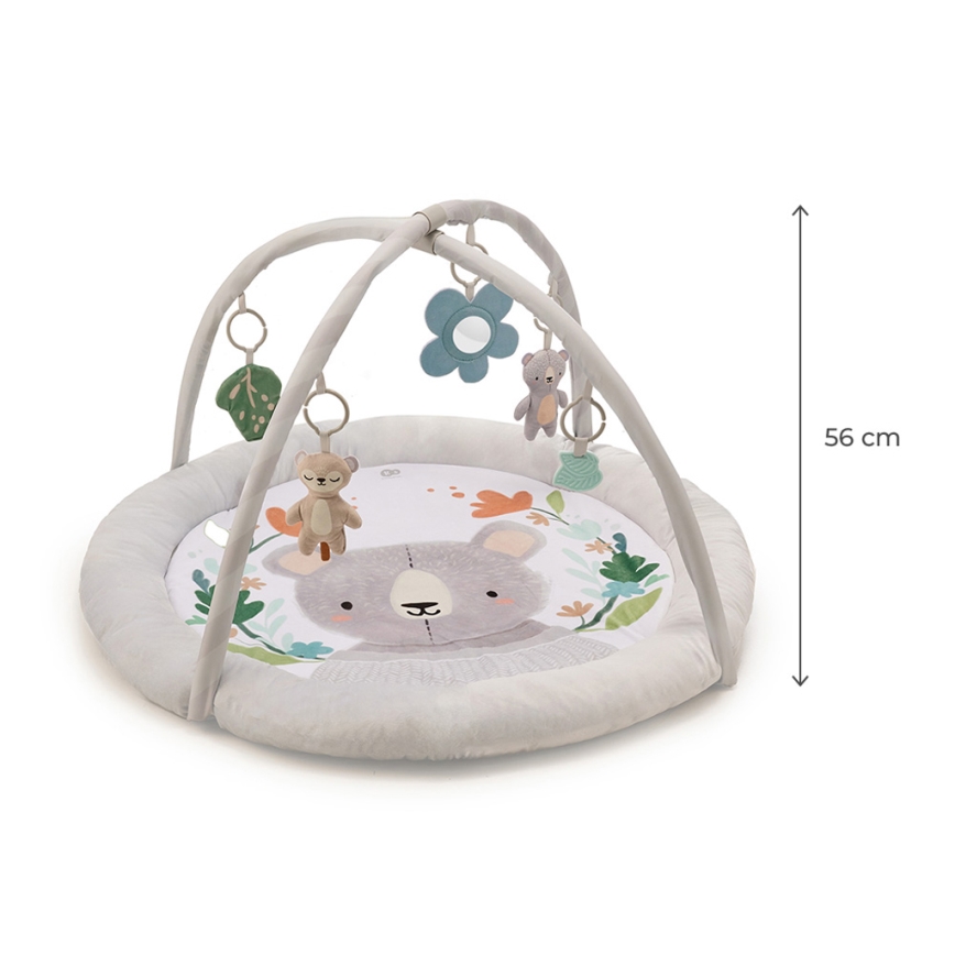 KINDERKRAFT - Детский игровой коврик COZYPLAY серый