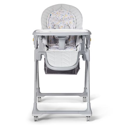 KINDERKRAFT - Детский обеденный стул 2в1 LASTREE серый