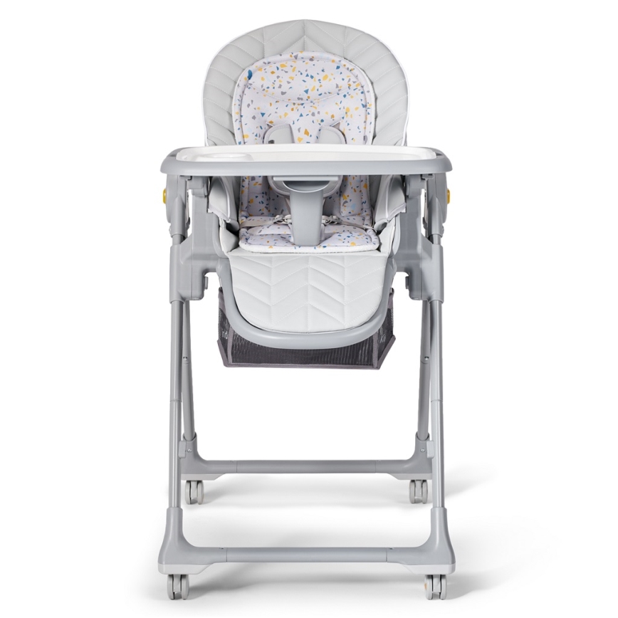 KINDERKRAFT - Детский обеденный стул 2в1 LASTREE серый