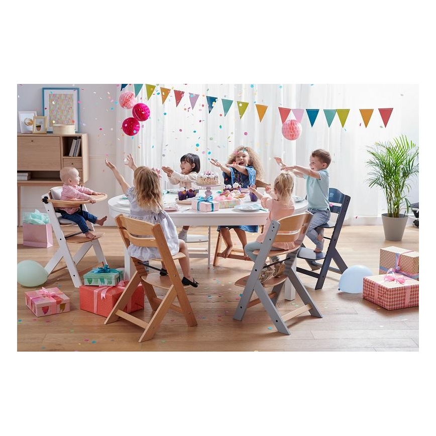 KINDERKRAFT - Детский обеденный стул ENOCK белый