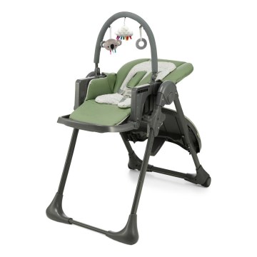 KINDERKRAFT - Детский стульчик для кормления 2 в 1 TUMMIE зелёный